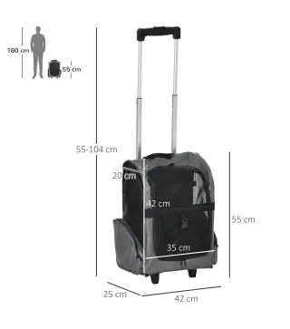 Transportín Carrito para Mascotas