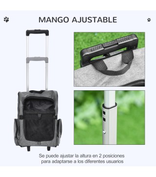 Transportín Carrito para Mascotas