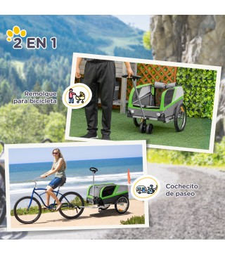 Remolque de Bicicleta para Perros