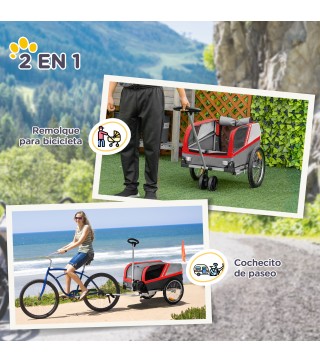 Remolque de Bicicleta para Perros