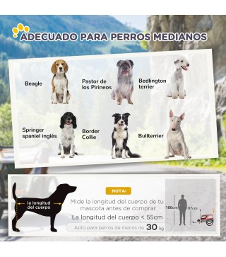 Remolque de Bicicleta para Perros