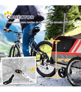 Remolque de Bicicleta para Perros
