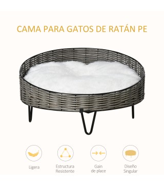 Cama para Perros de Mimbre
