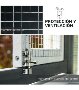 Conejera de Madera