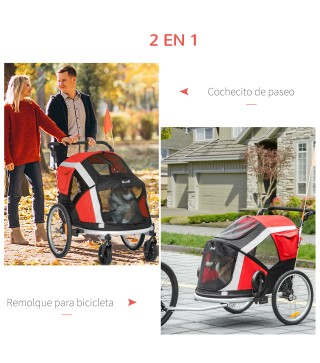 Remolque de Bicicleta para Perros