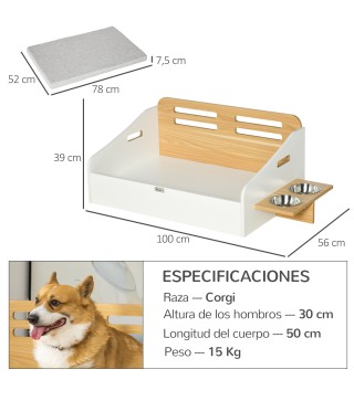 Cama de Madera para Perros
