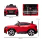 Coche de Batería para Niños 12V Audi E-tron con Mando a Distancia Faros Bocina Música Velocidad 3-5 km/h Rojo