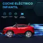 Coche de Batería para Niños 12V Audi E-tron con Mando a Distancia Faros Bocina Música Velocidad 3-5 km/h Rojo