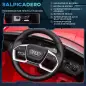 Coche de Batería para Niños 12V Audi E-tron con Mando a Distancia Faros Bocina Música Velocidad 3-5 km/h Rojo