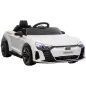 Coche Eléctrico para +3 Años AUDI RS e-tron GT Coche de Batería con Mando a Distancia 103x58x41 cm Blanco