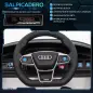 Coche Eléctrico para +3 Años AUDI RS e-tron GT Coche de Batería con Mando a Distancia 103x58x41 cm Blanco