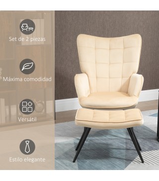 Sillón con Reposapiés