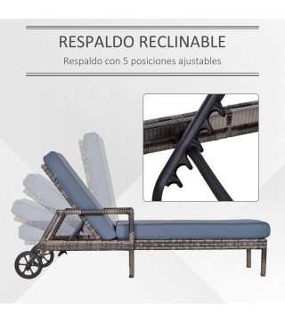 Tumbona de Ratán