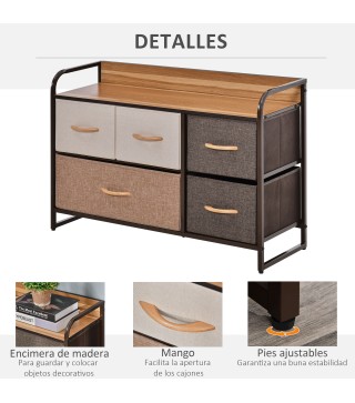 Cómoda de Tela