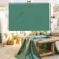 Lona Impermeable Exterior 4x6 m Toldo PE 90 g/m² Protección UV con Ojales Reforzados para Leña Muebles de Jardín Verde