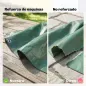 Lona Impermeable Exterior 4x6 m Toldo PE 90 g/m² Protección UV con Ojales Reforzados para Leña Muebles de Jardín Verde Lona Impermeable Exterior 4x6 m Toldo PE 90 g/m² Protección UV con Ojales Reforzados para Leña Muebles de Jardín Verde