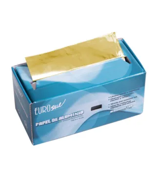 EUROSTIL PROFESIONAL PAPEL DE ALUMINIO ORO ROLLO 100M 1UN