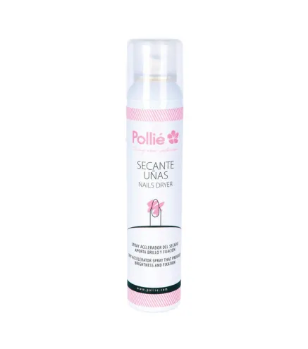 POLLIE UÑAS SECANTE ACELERADOR EN SPRAY 200ML VAPORIZADOR