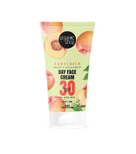 ORGANIC SHOP PEACH CREMA FACIAL DE DIA SPF30 50ML
