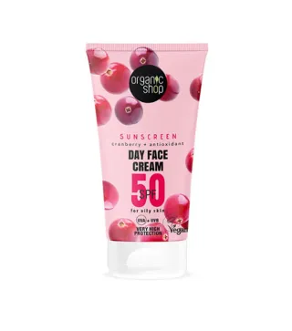 ORGANIC SHOP CRANBERRY CREMA FACIAL DE DIA SPF50 50ML