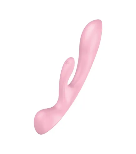 SATISFYER TRIPLE LOVER VIBRADOR ROSA 1UN