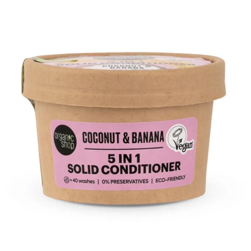 NATURA SIBERICA COCONUT & BANANA ACONDICIONADOR 5IN1 60GR NATURA SIBERICA COCONUT & BANANA ACONDICIONADOR 5IN1 60GR