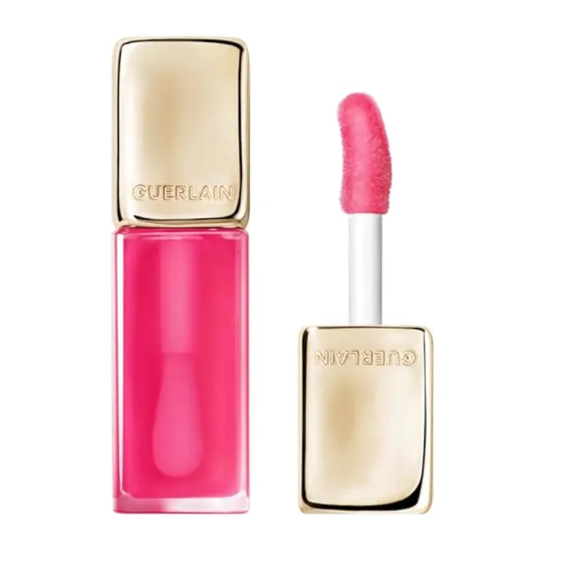 GUERLAIN BEE GLOW OIL LIPSTICK 458 POP ROSE 30ML