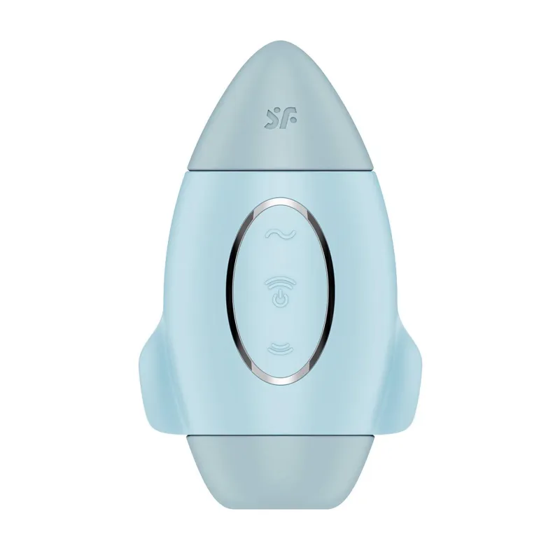 SATISFYER MISSION CONTROL DOUBLE AIR PULSE VIBRADOR AZUL 1UN