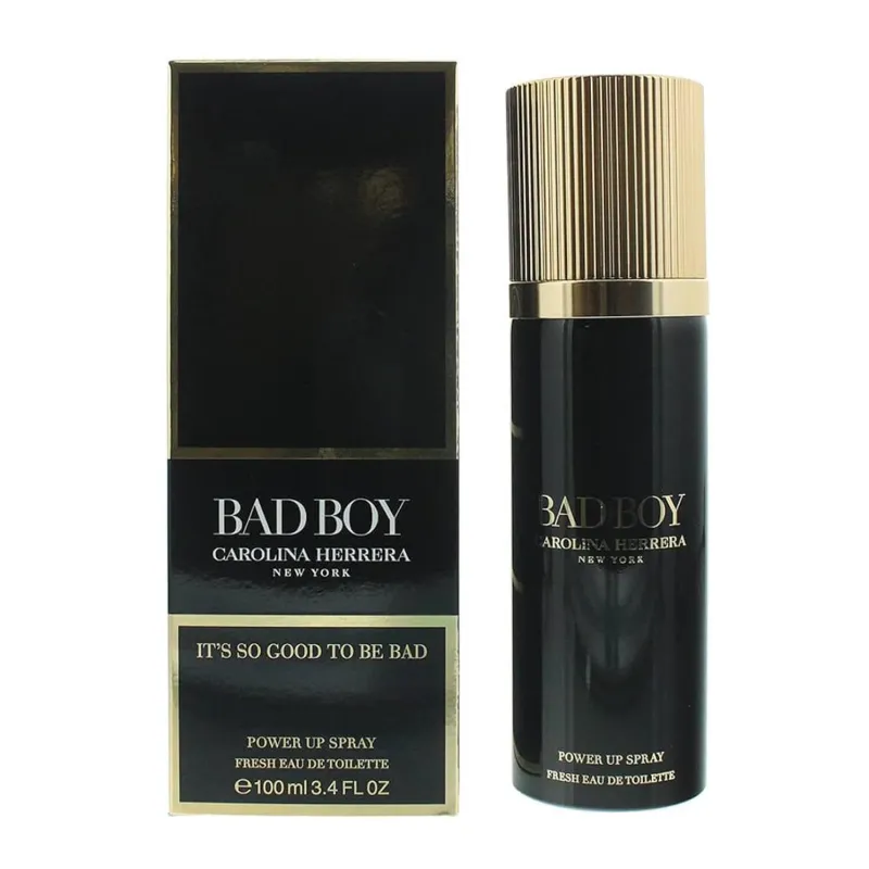 CAROLINA HERRERA BAD BOY SPRAY FRESH EAU DE TOILETTE POWER UP 100ML VAPORIZADOR CAROLINA HERRERA BAD BOY SPRAY FRESH EAU DE TOILETTE POWER UP 100ML VAPORIZADOR