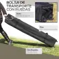 Carpa Plegable Pop-up con Altura Ajustable Protección UV50+ Doble Techo y Mosquiteras 4x4x2,8 m Crema