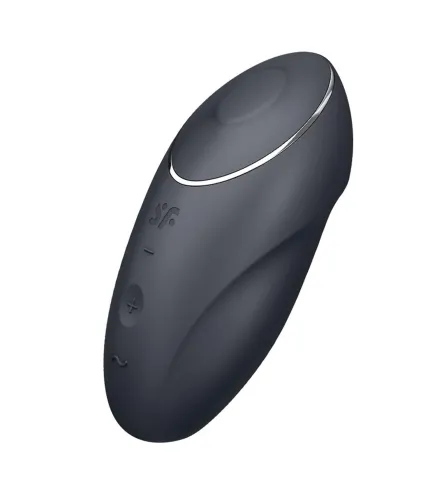 SATISFYER TAP CLIMAX 1 SENSUAL TAPPING LAY-ON VIBRADOR GRIS 1UN