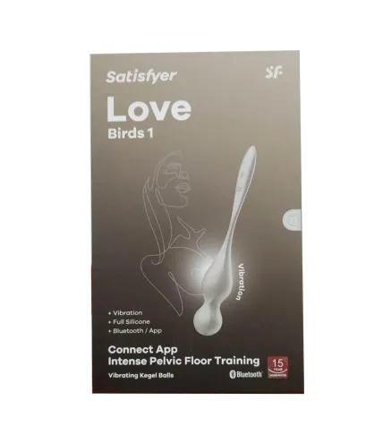 SATISFYER LOVE BIRDS 1 INTENSE PELVIC FLOOR TRAINING APP BEIGE 1UN