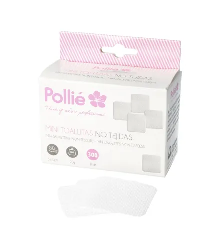 POLLIE 5X5CM MINI-TOALLITAS NO TEJIDAS PACK 300UN