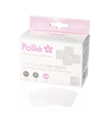 POLLIE 5X5CM MINI-TOALLITAS NO TEJIDAS PACK 300UN