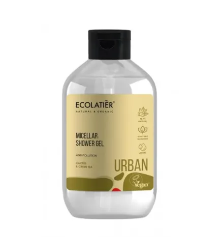 ECOLATIER MICELLAR ANTI-POLLUTION GEL DE BAÑO CACTUS 1UN