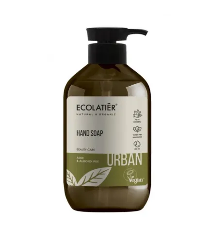 ECOLATIER ALOE Y LECHE DE ALMENDRAS JABON DE MANOS JABON DE MANOS 1UN