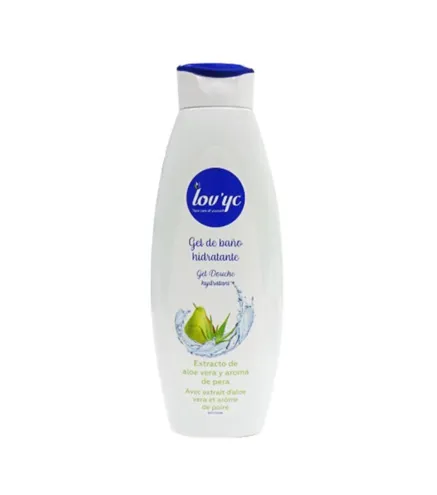 LOVYC EXTRACTO ALOE VERA Y PERA GEL DE BAÑO HIDRATANTE 750ML