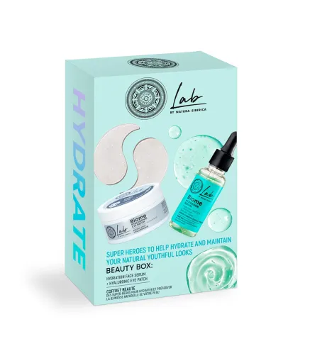 LAB BIOME HYALURONIC EYE PATCH 60UN + BIOME HYDRATION SERUM 30ML
