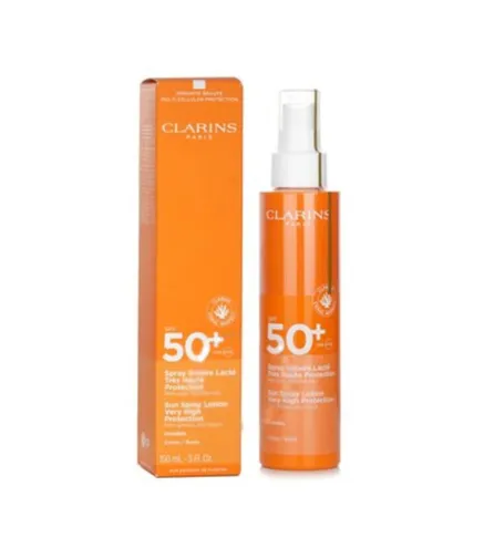 CLARINS GLOWING ACEITE SOLAR SPF50+ 150ML VAPORIZADOR