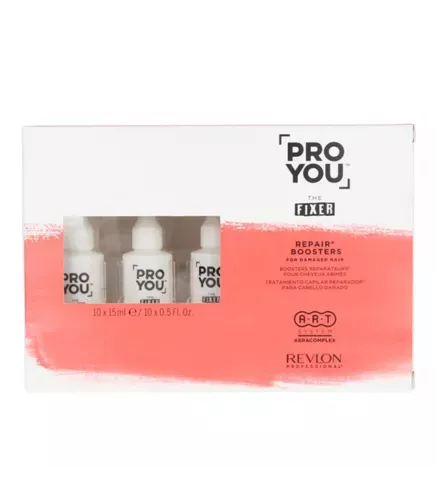 REVLON THE FIXER REPAIR BOOSTERS CABELLO DAÑADO TRATAMIENTO 10UN