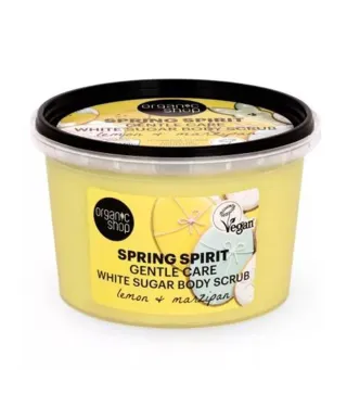 ORGANIC SHOP SPRINT SPIRIT EXFOLIANTE CORPORAL AZUCAR BLANCO LIMON Y MAZIPAN 500ML