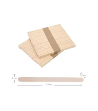EUROSTIL MADERA BOLSA DE ESPATULAS 115X110MM PACK 100UN