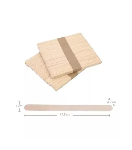 EUROSTIL MADERA BOLSA DE ESPATULAS 115X110MM PACK 100UN