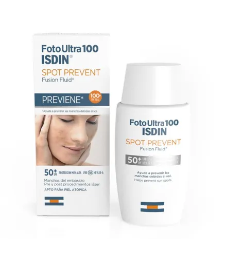 ISDIN FOTOULTRA 100 SPOT PREVENT FLUIDO SPF50+ PIELES ATOPICAS 50ML