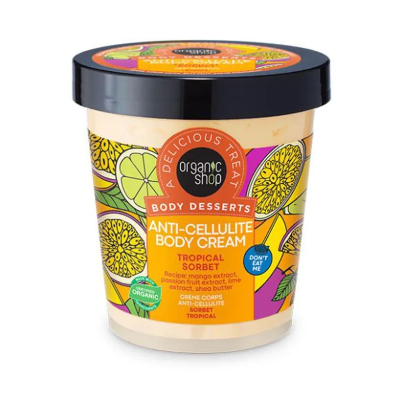 ORGANIC SHOP TROPICAL SORBET CREMA CORPORAL ANTI-CELULITIS 450ML ORGANIC SHOP TROPICAL SORBET CREMA CORPORAL ANTI-CELULITIS 450ML