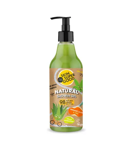 SKIN SUPER GOOD NATURAL ORGANIC ALOE VERA GEL DE BAÑO CON DIFUSOR 500ML