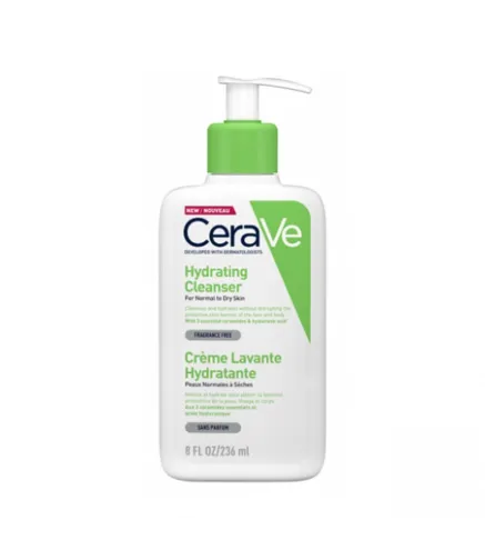 CERAVE PIEL NORMAL A SECA LIMPIADORA HIDRATANTE 236ML