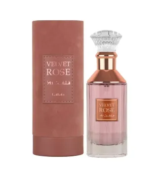 LATTAFA VELVET ROSE EAU DE PARFUM 100ML VAPORIZADOR