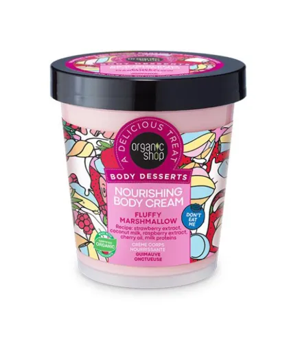 ORGANIC SHOP FLUFFY MARSHMALLOW CREMA CORPORAL NUTRITIVA 450ML