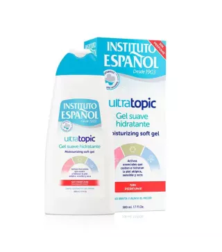 INSTITUTO ESPAÑOL ULTRATOPIC GEL HIDRATANTE SUAVE SIN PERFUME 500ML
